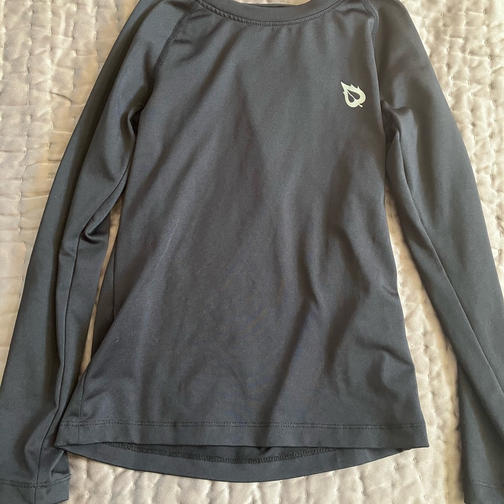 Boys Baleaf Black Long Sleeve Top